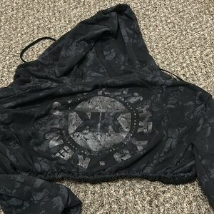 Kkfit cropped hoodie